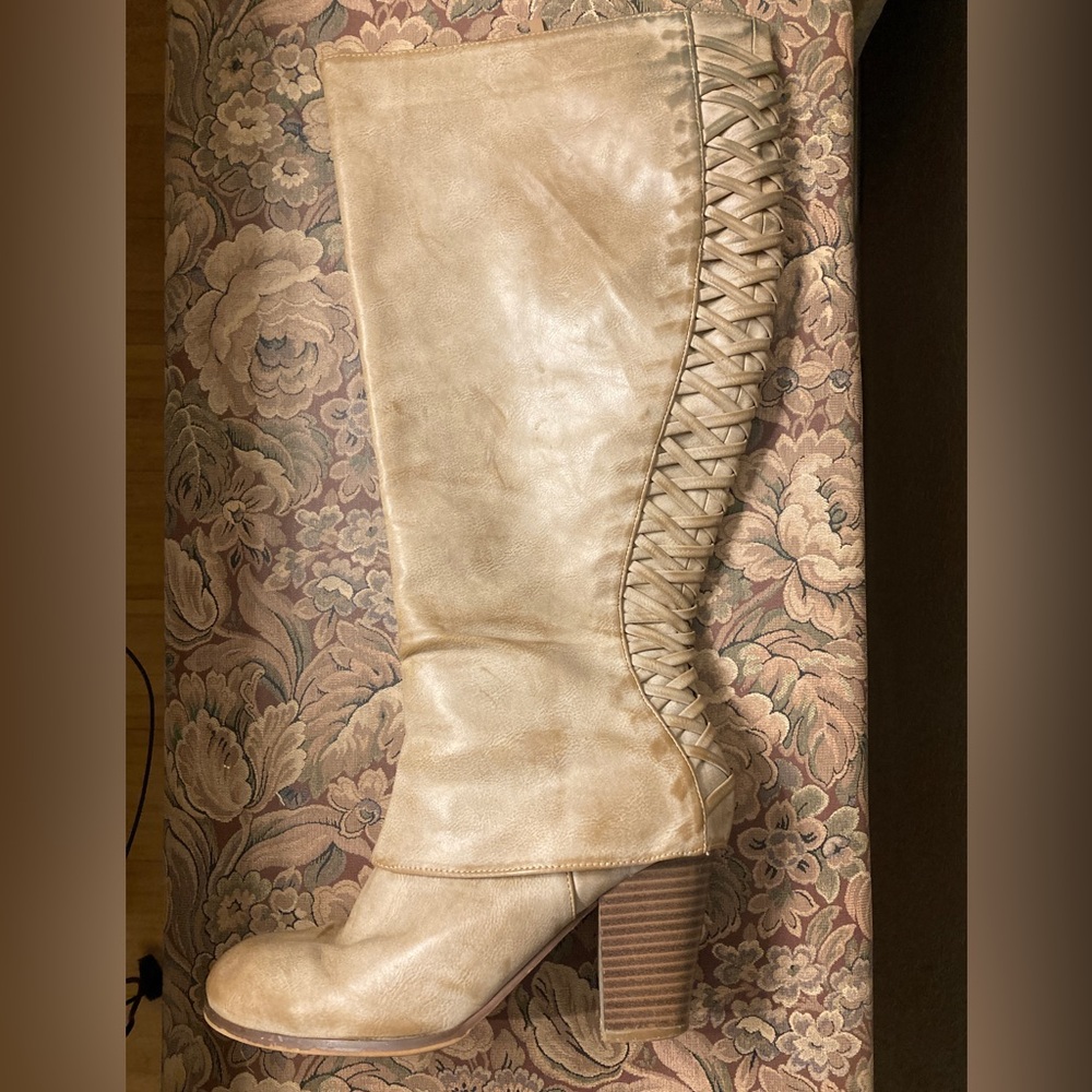 Torrid Wide Calf Distressed Boots - Sz 9